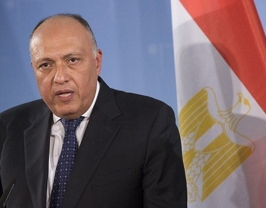 Le ministre égyptien des Affaires étrangères arrivera cet après-midi à Alger