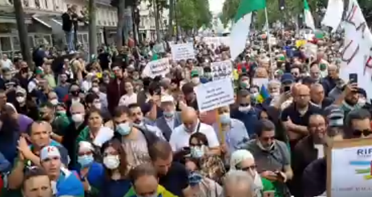 La diaspora algérienne a marché ce dimanche pour le changement