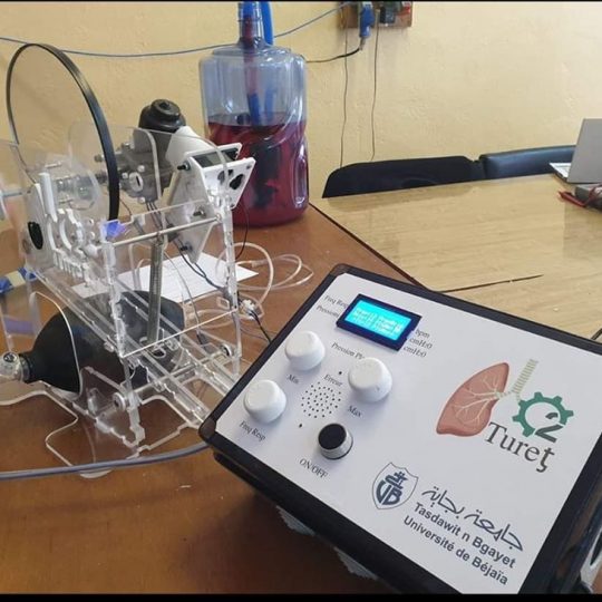 Le respirateur artificiel de l’université de Bejaia est fin prêt