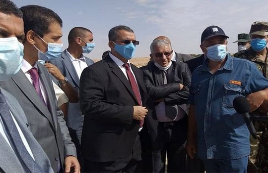 Algérie-Fuite de l&rsquo;oléoduc OK1 à El Oued: le P-dg de Sonatrach en visite d&rsquo;inspection des travaux de réparation