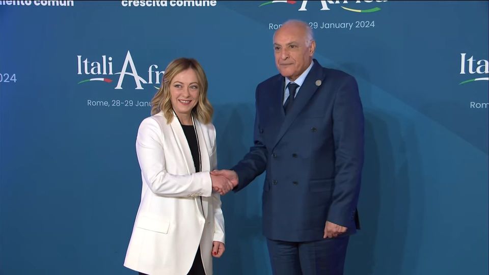 Attaf Meloni sommet italo-africain 2024