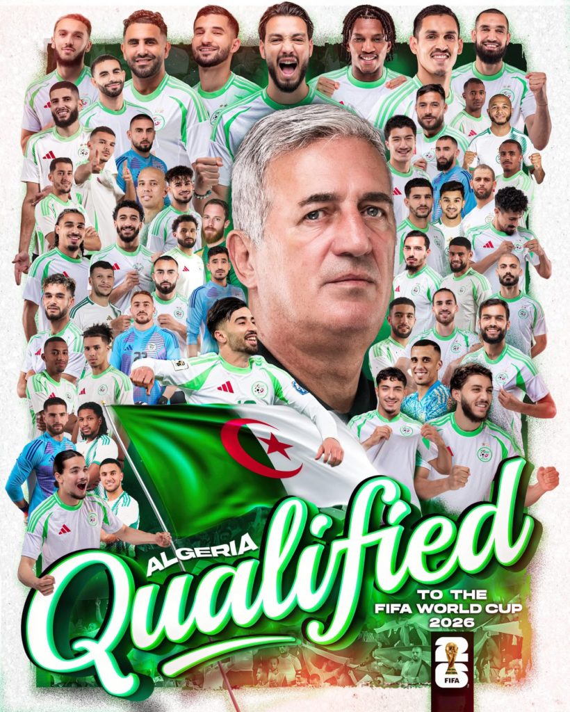 Algérie 3 – Somalie 0 : Les Verts officiellement au Mondial pour la cinquième fois