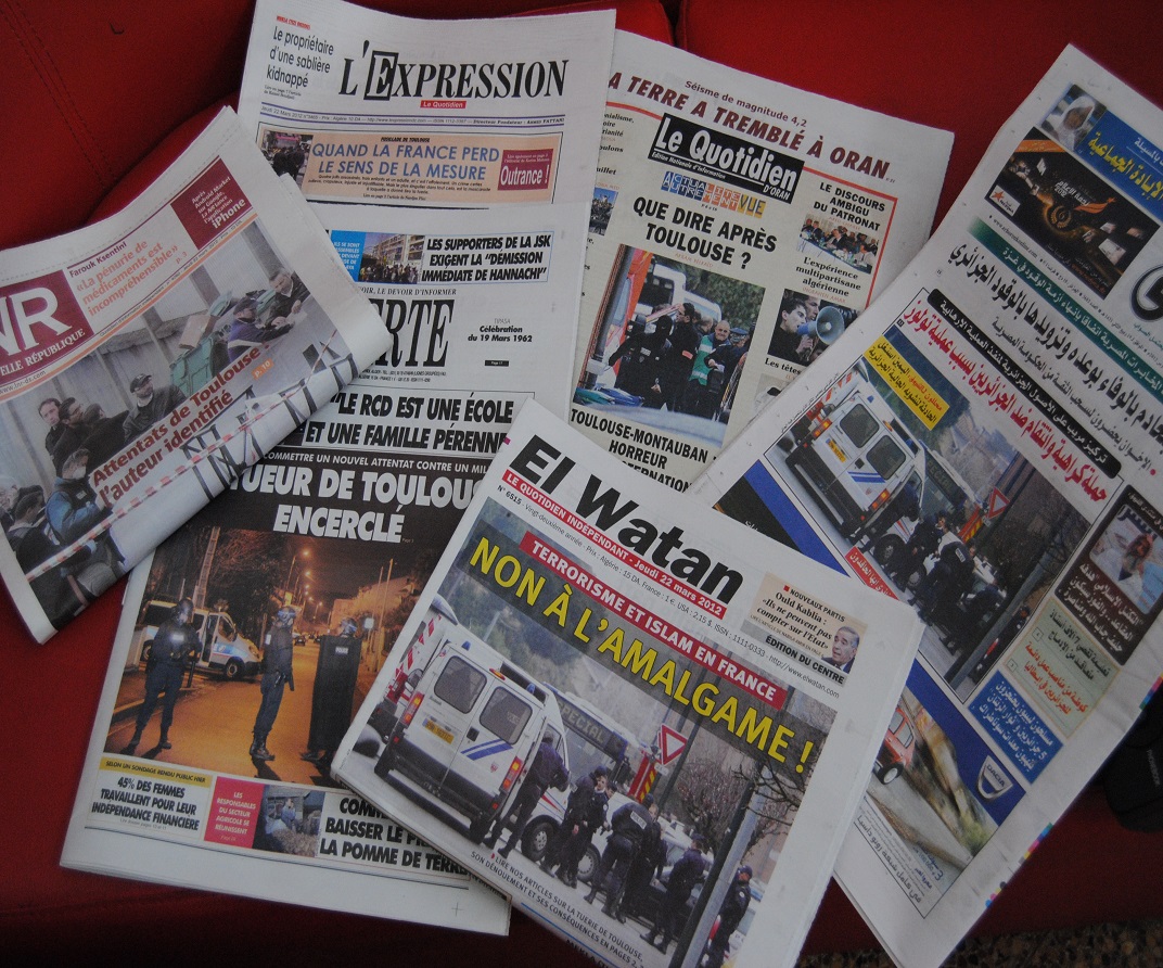 Image journaux algériens