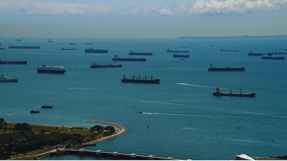 Le détroit d'Ormuz, principal point de passage du pétrole mondial, avant sa fermeture en février 2026