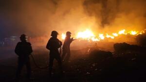 image d'incendie de forêt à Beni Mohli