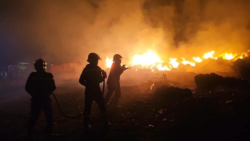 image d'incendie de forêt à Beni Mohli