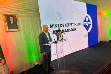 projet d'exploitation de la célestine à Beni Mensour