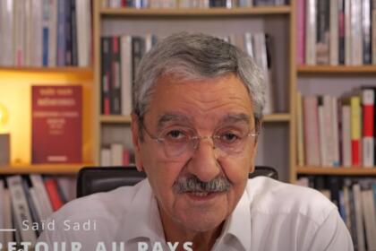 Said Sadi, ancien presdident du RCD