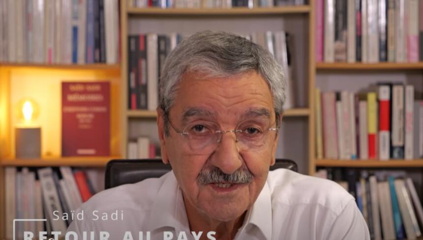 Said Sadi, ancien presdident du RCD