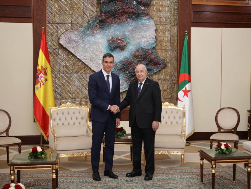 Tebboune - Sanchez