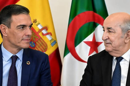 Pedro Sanchez Abdelmadjid Tebboune Algérie-Espagne