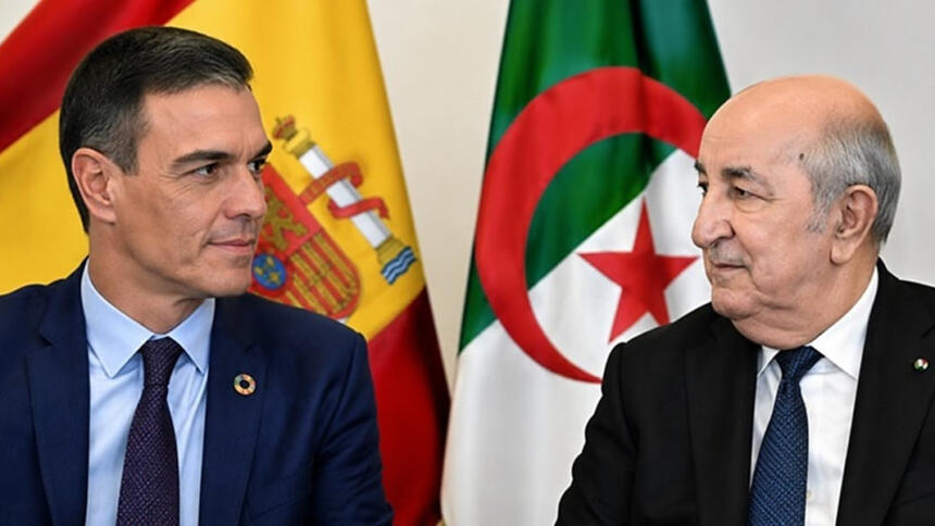 Pedro Sanchez Abdelmadjid Tebboune Algérie-Espagne