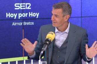 Le président du gouvernement espagnol; Pedro Sanchez, à Cadena Ser