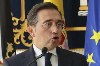 José Manuel Albares, ministre espagnol des affaires étrangères, à Ceuta