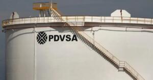 Cuve de stockage pétrolier PDVSA, compagnie publique vénézuélienne
