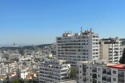 Vue sur des immeubles résidentiels à Alger, illustrant la densité du marché locatif