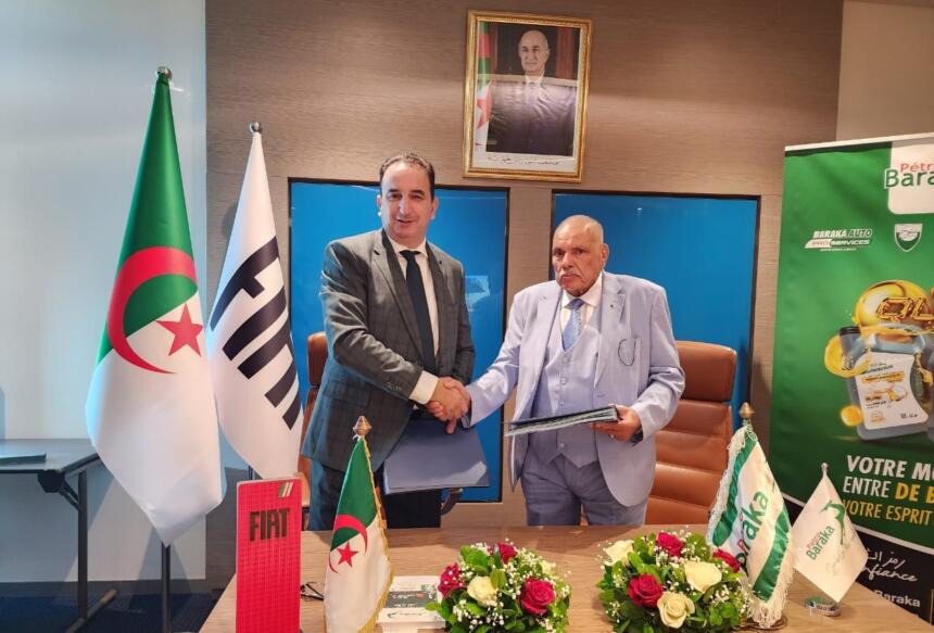 Fiat El Djazair filiale du groupe Stellantis signe des partenariats.