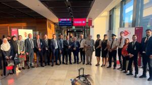 délégation AHK Algérie et Air Algérie à l'aéroport de Berlin.