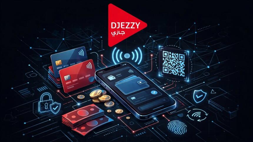 Djezzy Payment Services - illustration IA paiement électronique Algérie