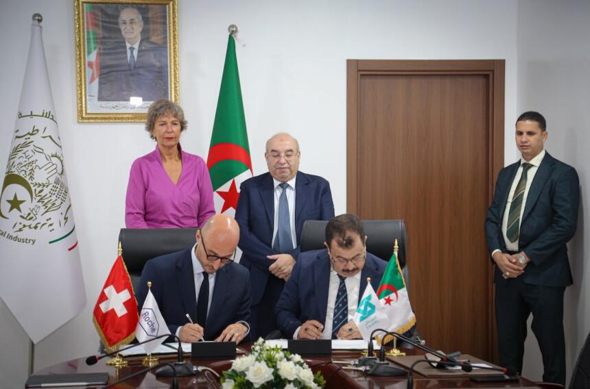 Signature du contrat Saidal-Roche Algérie sur le cancer du sein, 10 septembre 2026.