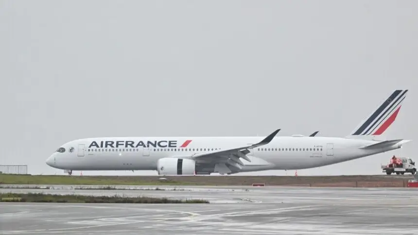 Un avion d'Air France sur le tarmac