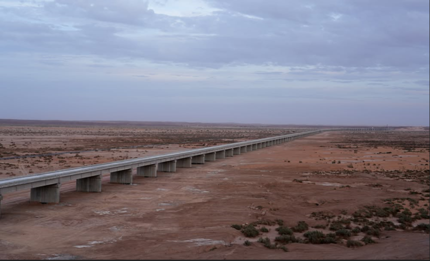 Chemin de fer transsaharienne entre Alger et Tamanrasset