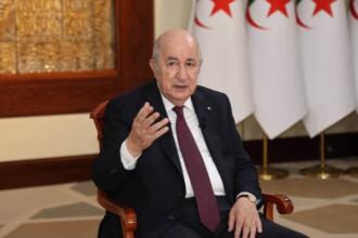 Interview avec la presse du président Abdelmadjid Tebboune.