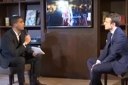 Février 2017, le candidat Macron en interview avec le journaliste Khaled Drarni