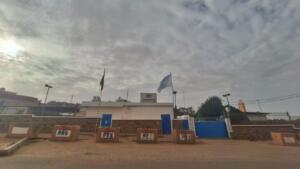 Le siège de la Minurso à El Ayoun, Sahara Occidental