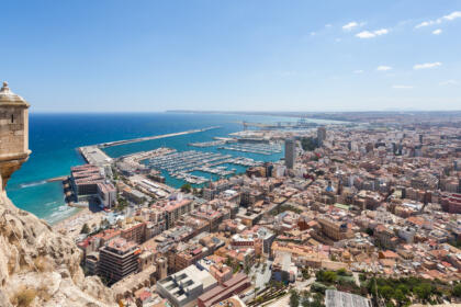 Alicante, vue générale de la ville