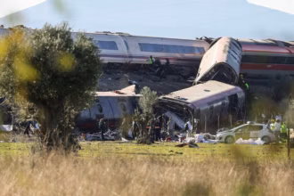Catastrophe ferroviaire à Tolède en Espagne