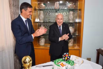 Pedro Sanchez - Abdelùadjid Tebboune à Alger, le 20 juillet 2026