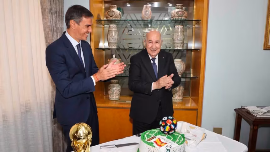 Pedro Sanchez - Abdelùadjid Tebboune à Alger, le 20 juillet 2026