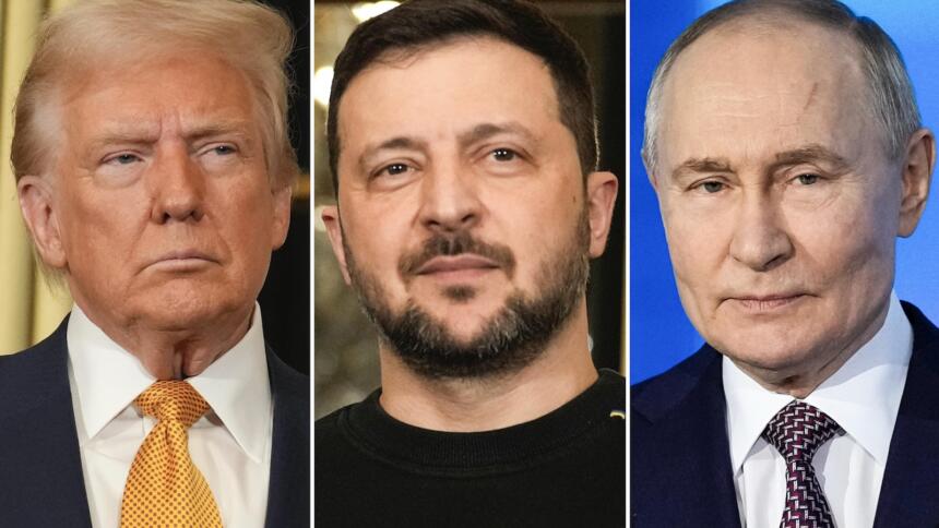 Donald Trump, Volodymyr Zelensky et Vladimir Poutine : le cessez-le-feu énergétique annoncé par le président américain entre la Russie et l'Ukraine n'a pas été confirmé par les deux capitales